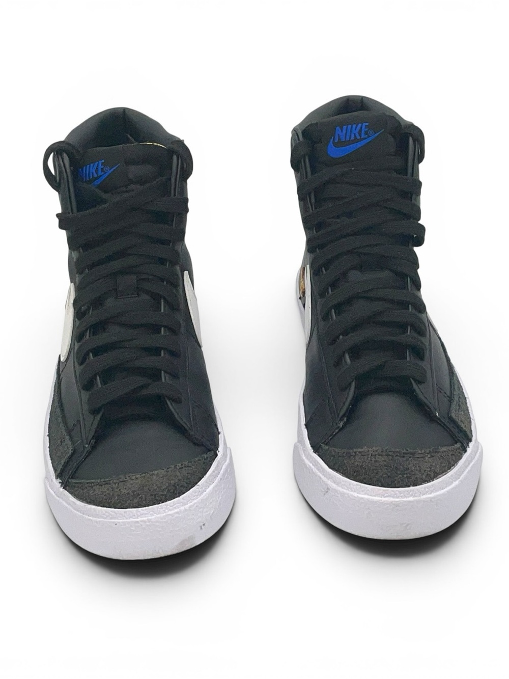 Nike Blazer Mid 77 Womens Size 7 Black White High Top Sneakers - Picture 5 of 10